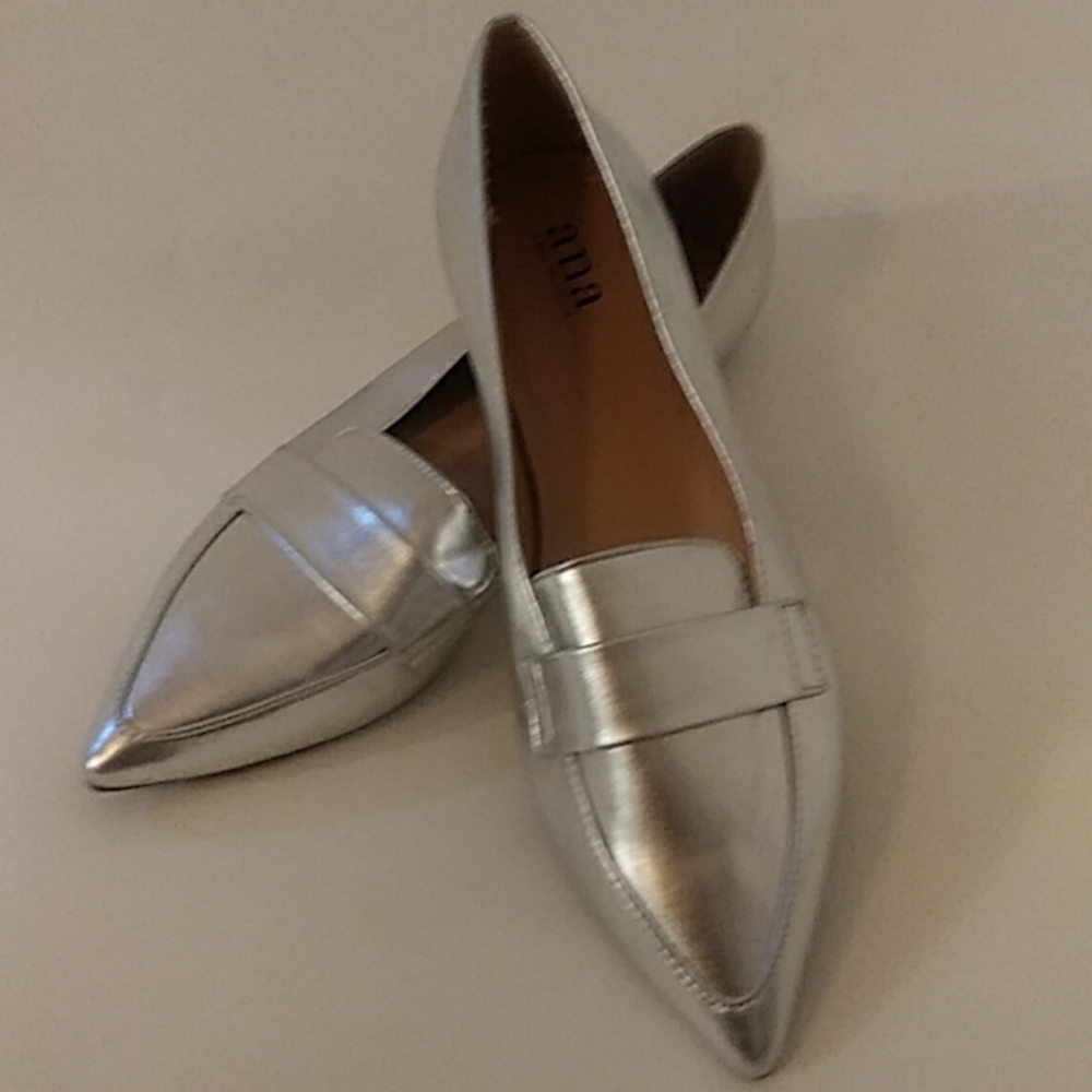 Silver Ana Loafer 8.5
